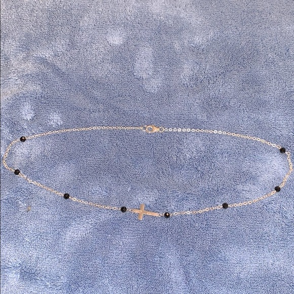 Silver Cross Necklace 17” - Picture 4 of 5